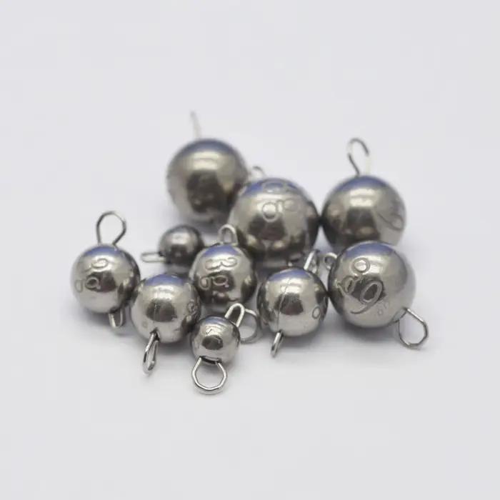 10 plombs en tungstène Cheburashka pour pêche fine et précise avec une sensibilité accrue