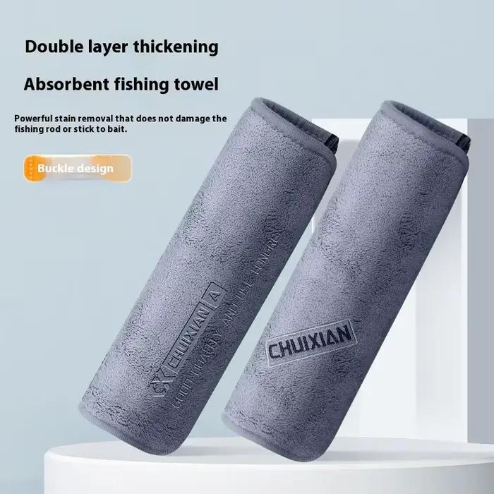 Serviette de pêche ultra douce et séchage rapide, microfibre pour nettoyer et sécher votre canne en extérieur