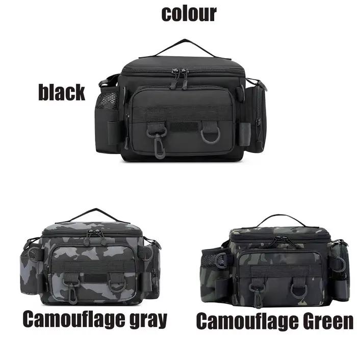 Sac à dos camouflage pêche homme avec multiples compartiments pour matériel de pêche mer et extérieur