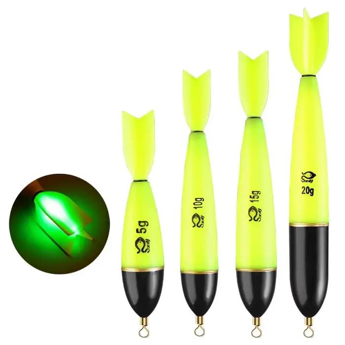Flotteurs lumineux pour pêche de nuit en mer et océan accessoires pêche nocturne lumière bobber