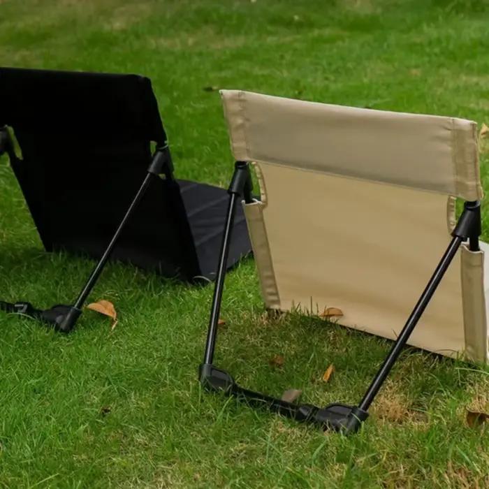 Chaise pliante pêche avec dossier réglable - Siège plage camping confortable pour pêcheurs et loisirs extérieurs