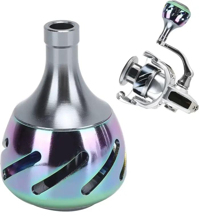 Manivelle moulinet pêche ROLLFISH poignée métal bouton ergonomique bras oscillant modification DIY