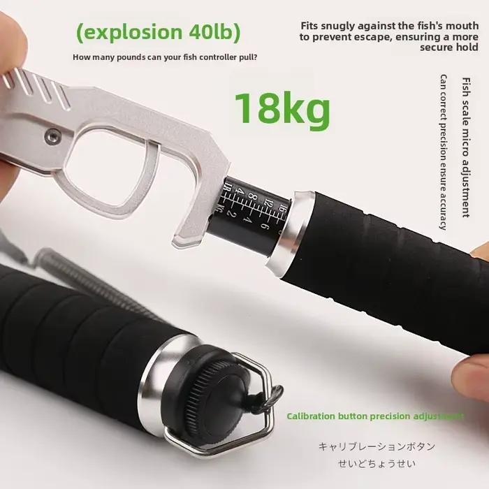 Pince à ceinture Luya Control avec balance en alliage d'aluminium - Légère et multifonction pour gros poissons
