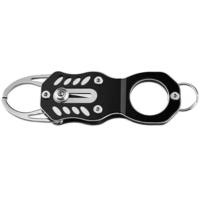 Pince de pêche multifonction mini en acier inox : outil portable pour manipulation des leurres et brochets