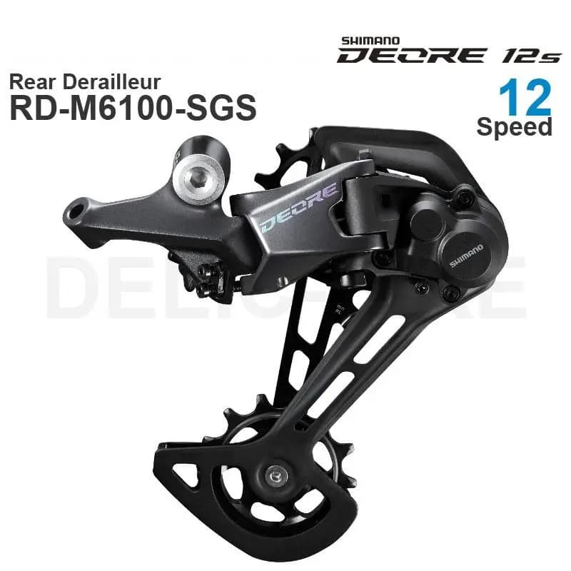 Dérailleur arrière SHIMANO DEORE M6100 12v - RD-M6100-SGS Shadow RD pour VTT 1x12 vitesses