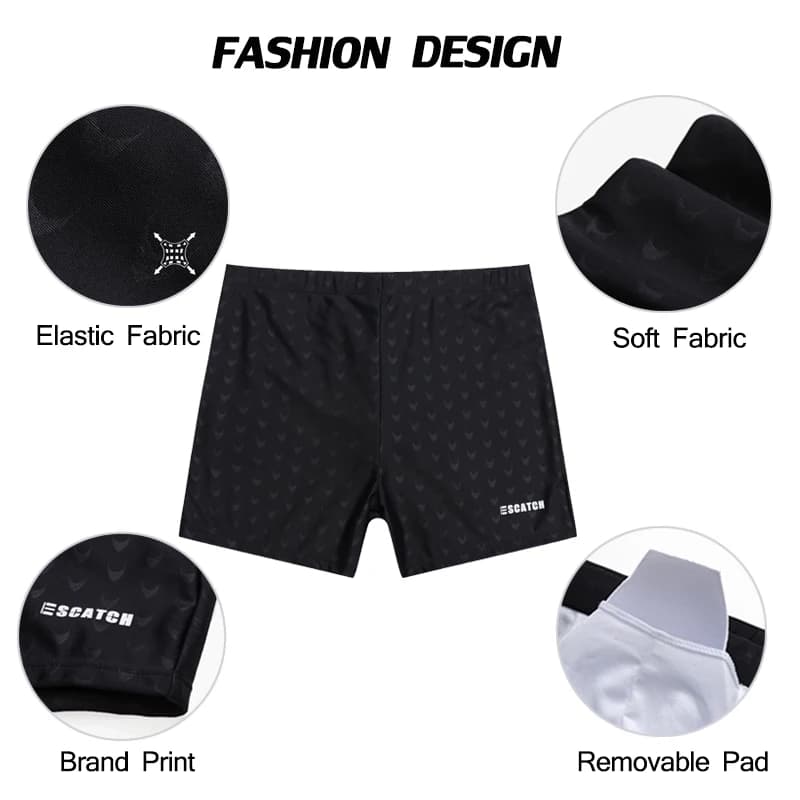 Maillot de bain homme Datifer 2026 - Slip de bain respirant réglable pour pêche et activités nautiques