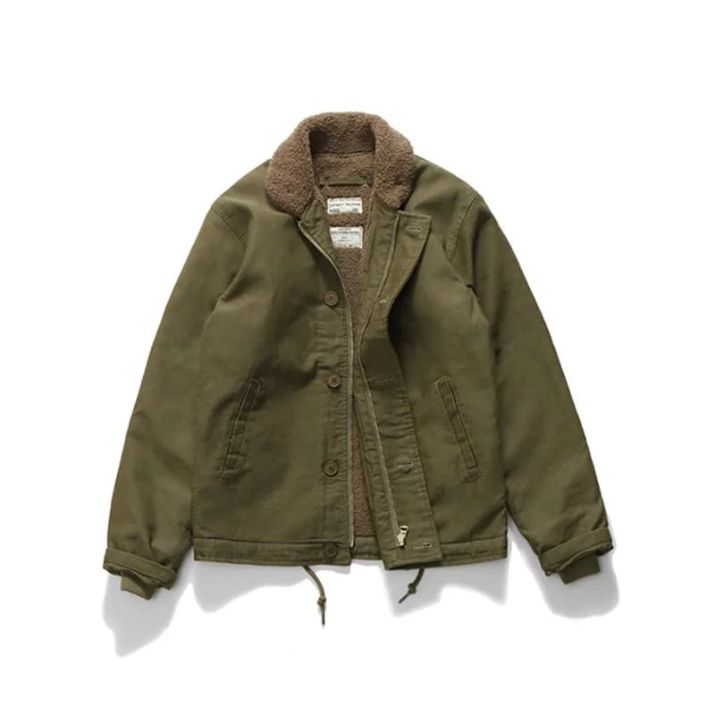 Manteau hiver homme rembourré coton cachemire peluche pour randonnée escalade travail style américain