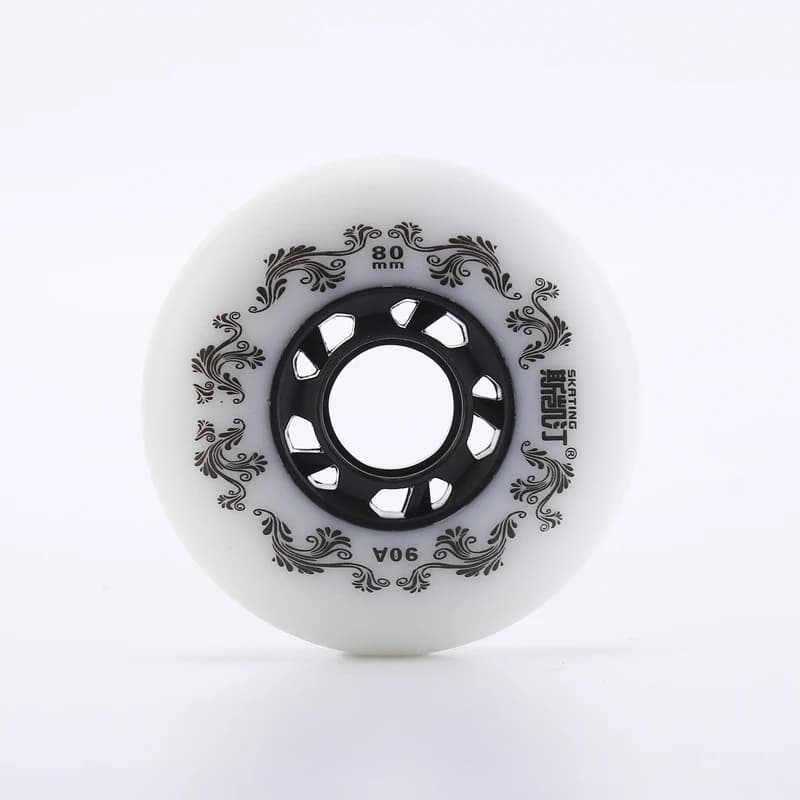 Roues patins à roulettes 90A 72-80mm pour freestyle et remplacement roues de lame de pêche