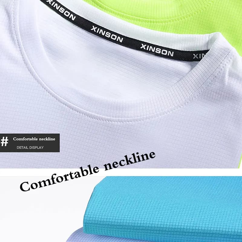 T-shirt Homme 5XL Violet Polyester Printemps 2024 - Vêtement Pêche Haut de Gamme Confortable