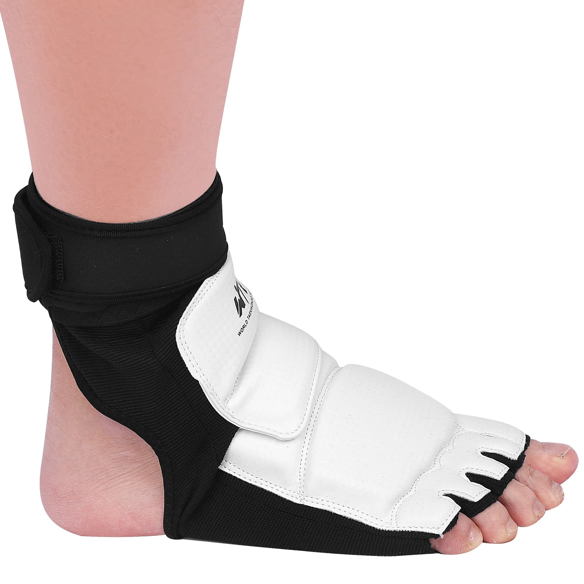 Protecteur pied Taekwondo haute qualité KTA - Boîte coups de pied compétition officielle protection combat