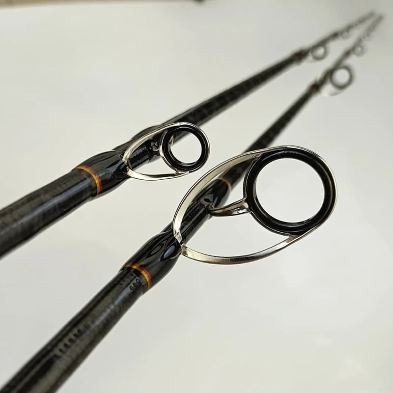 Canne pêche carbone slow jigging mer - 1.68-1.95m puissance M ML pour bateau haute mer spinning