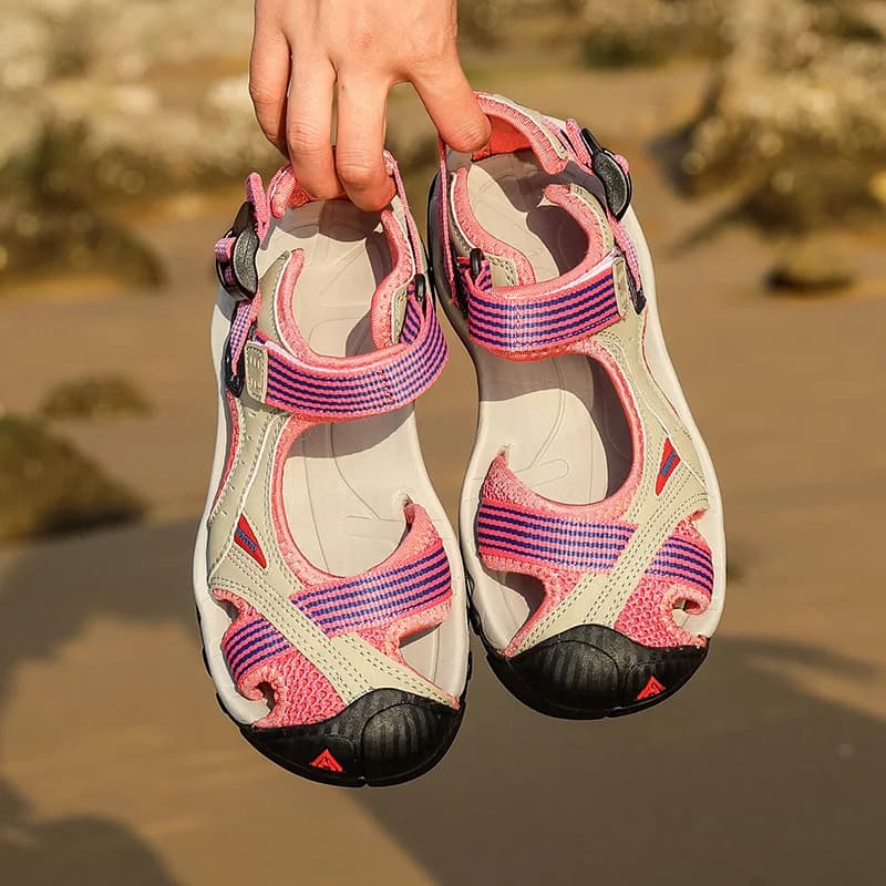 Chaussures de pêche en caoutchouc respirantes Humtto - Sandales maille air pour homme et femme été plage