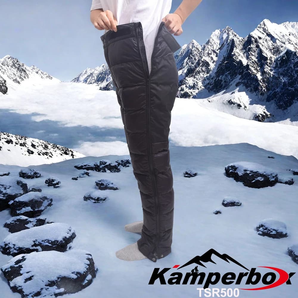 Pantalon d'hiver homme en duvet pour randonnée - Pantalon chaud et léger Kamperbox