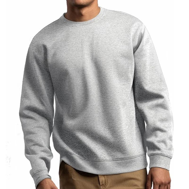 Sweat-shirt col rond homme femme - Polaire chaude confortable - Coupe ample printemps automne décontracté