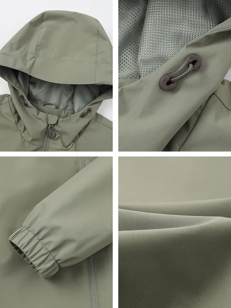 Coupe-vent sport Kelme homme tissé à capuche pour course randonnée alpinisme entraînement extérieur