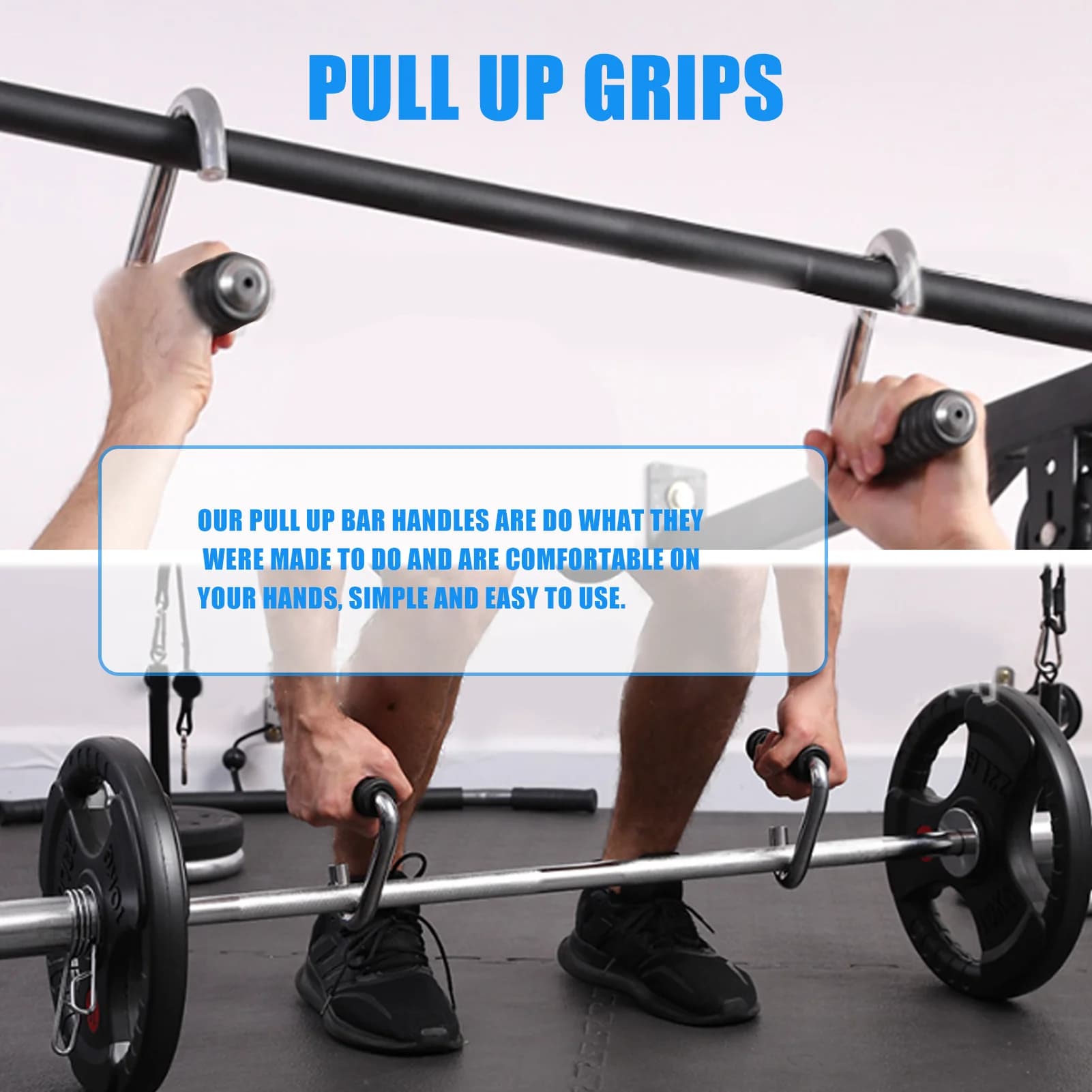 Barre de traction Melon al Grip pour salle de sport à domicile - Acier massif, entraînement efficace