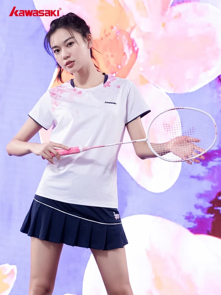 Combinaison Badminton femme Kawasaki Original - Respirante et absorbante pour l'été - Vêtements sport