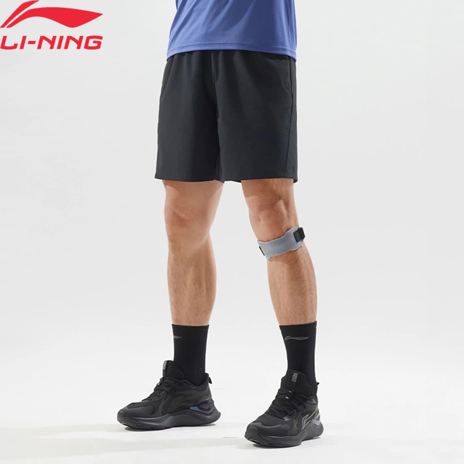 Short d'entraînement Li-ning pour hommes AT DRY FREEZE respirant coupe régulière sport