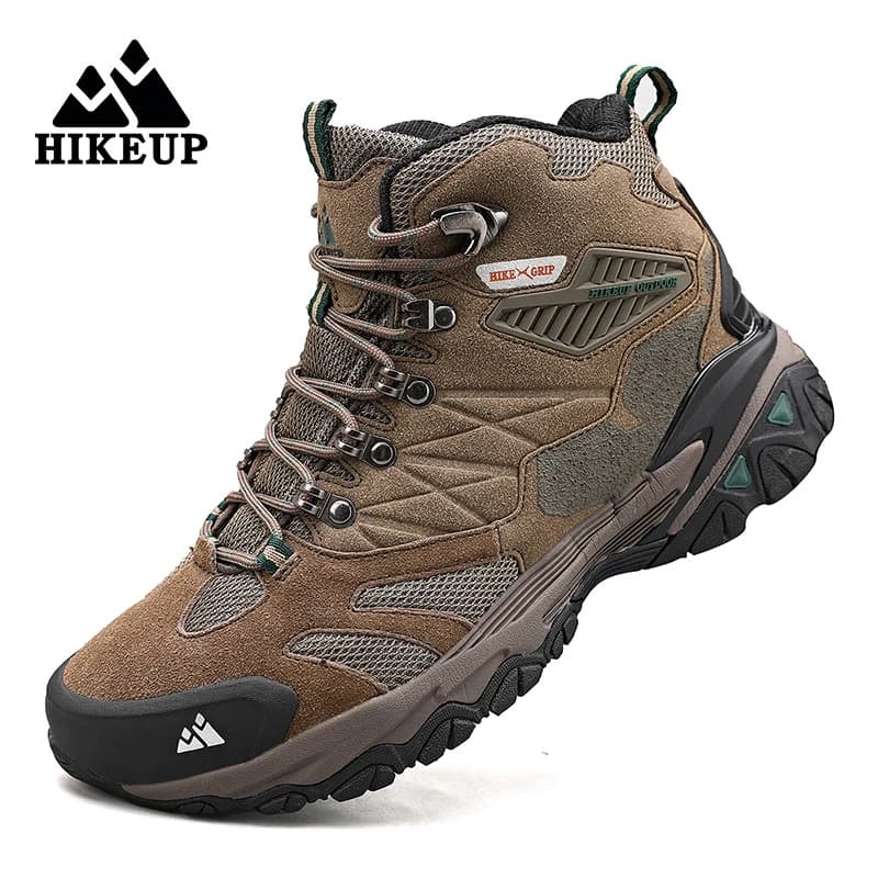 Bottes randonnée homme imperméables tactiques - Bottes combat militaires daim pour trekking et pêche