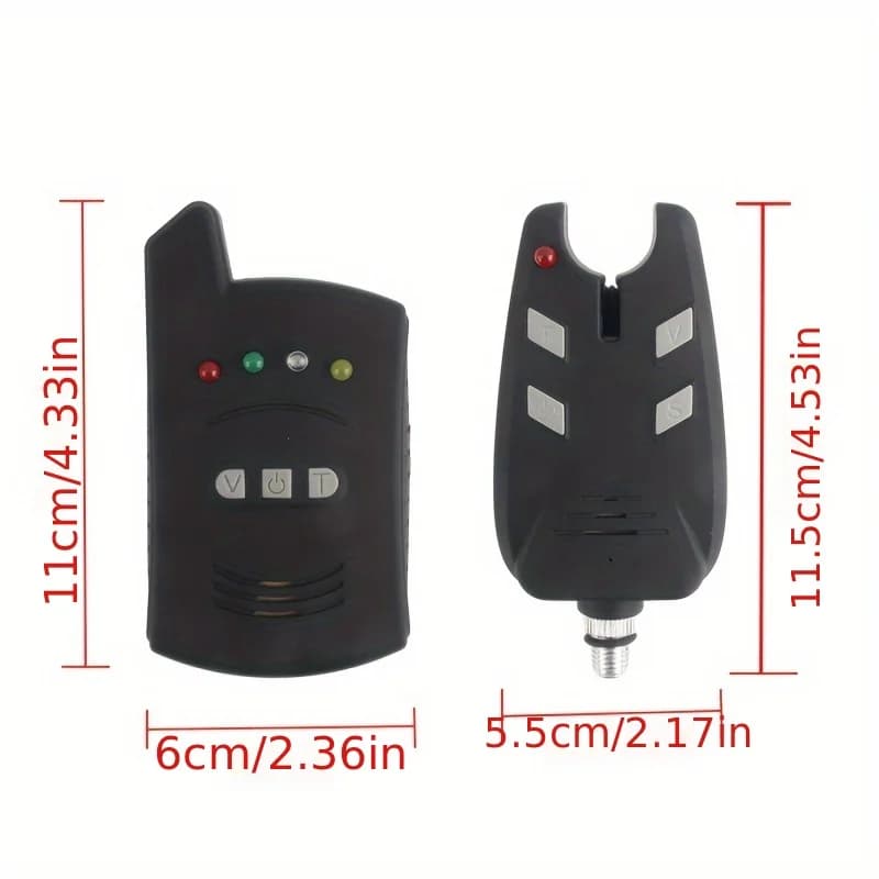 Alarme morsure poisson JSFUN LED sans fil étanche - Détecteur sensible tonalité numérique volume réglable pêche
