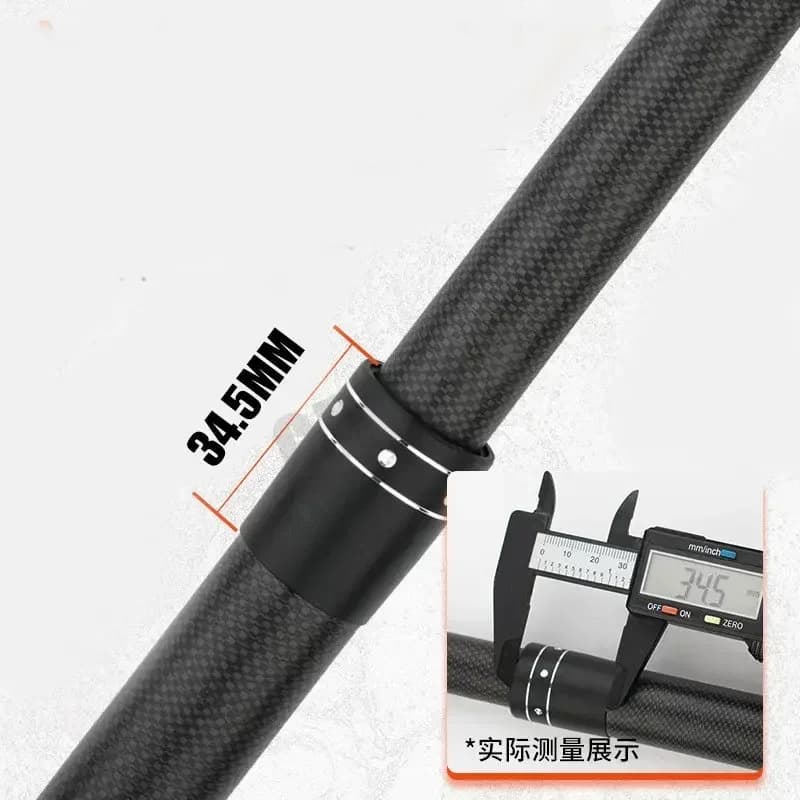 Canne télescopique carbone pour pêche en mer bateau - Distance de lancer optimale et résistance 50kg