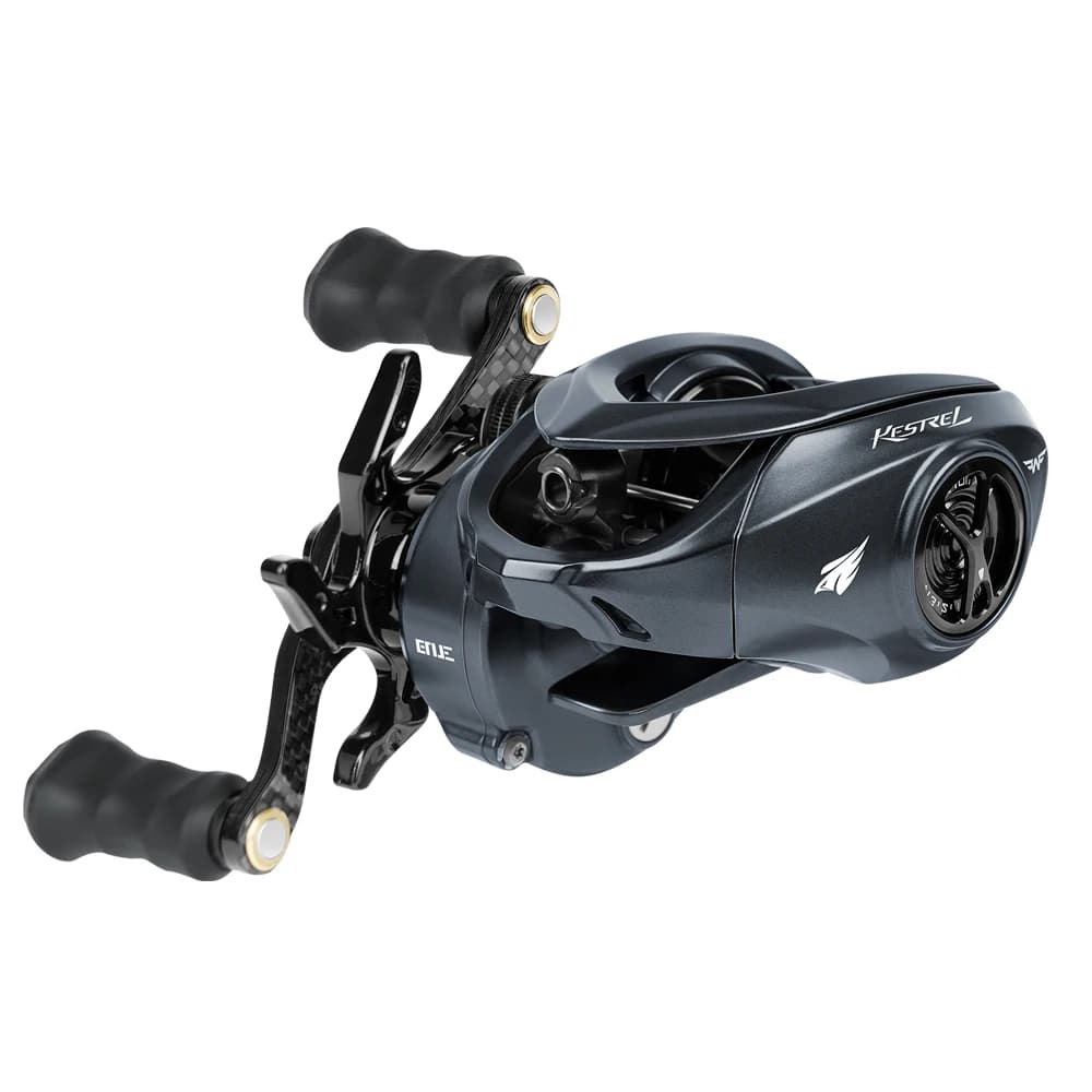 Moulinet de pêche KastKing Kestrel Elite haute vitesse 8.4:1 avec frein 6KG pour carnassiers