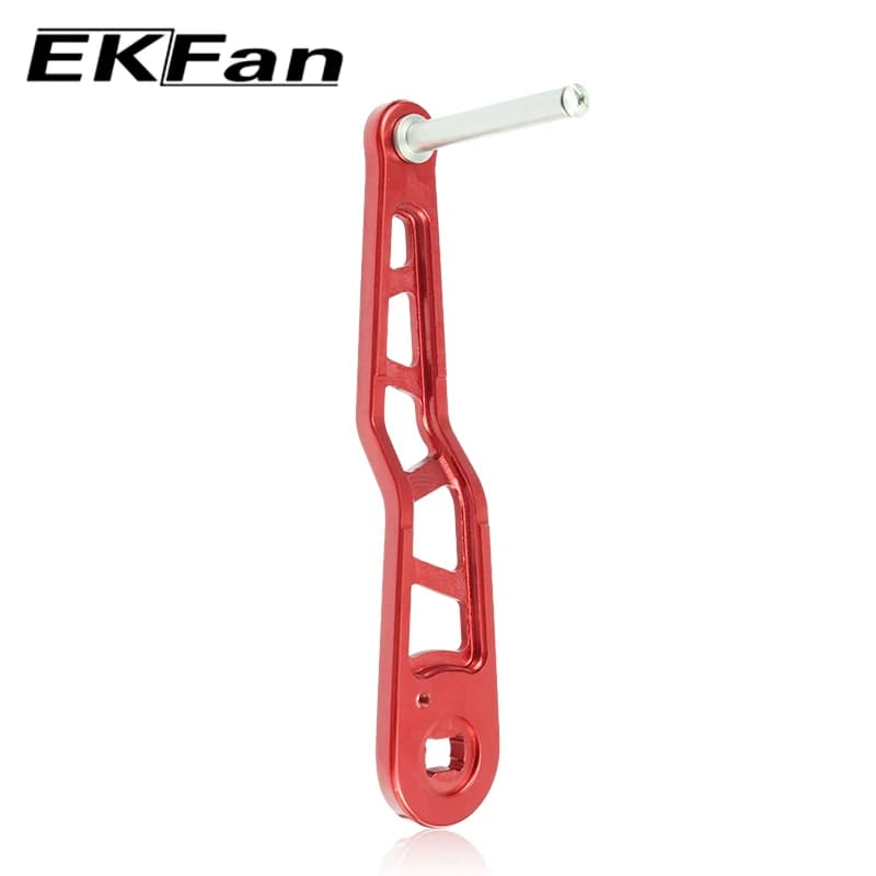 Poignée moulinet acier inoxydable CNC 120mm accessoire pêche gravure durable