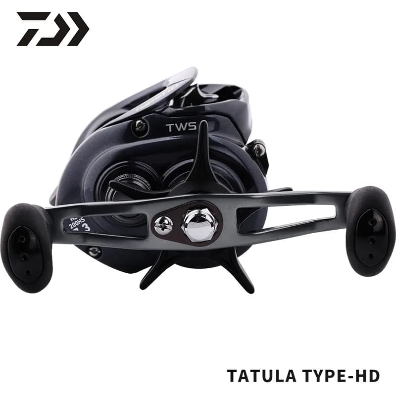 Moulinet baitcast Daiwa Tatula HD 7+1BB pour pêche en mer - Rapport 6.3/7.3 et traînée 6kg