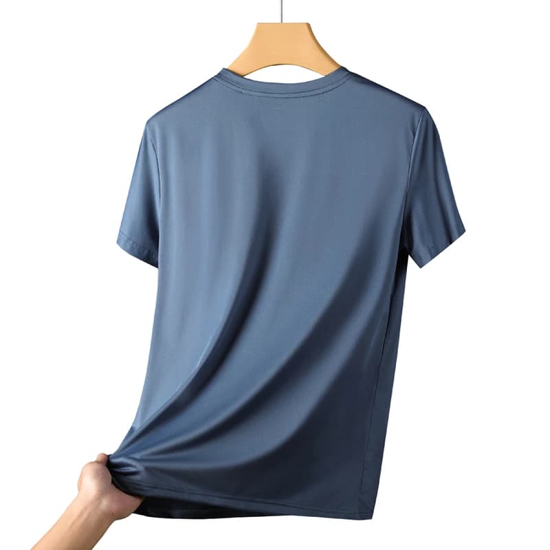 T-shirt pêche homme séchage rapide respirant - Randonnée été sport plein air élasticité douce