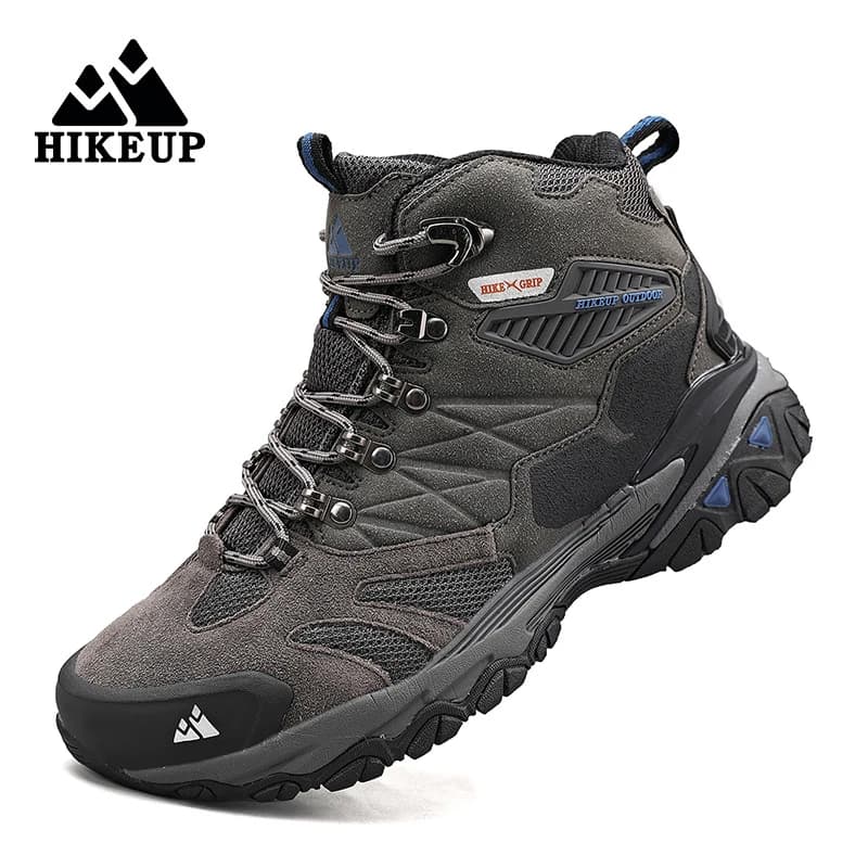 Bottes randonnée homme imperméables tactiques - Bottes combat militaires daim pour trekking et pêche