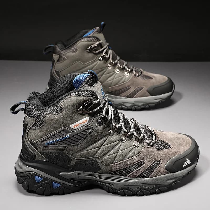 Bottes randonnée homme imperméables tactiques - Bottes combat militaires daim pour trekking et pêche