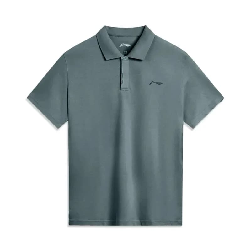 Polo d'entraînement Li-Ning hommes 100% coton coupe ample respirant confortable sport APLV537