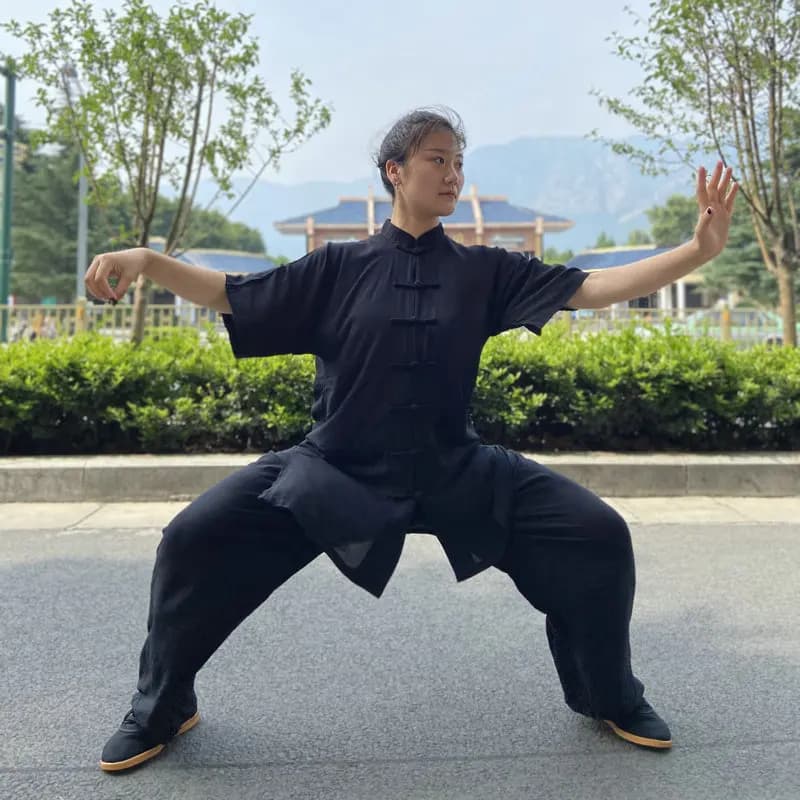 Uniforme Taichi coton CLYFAN - Costume Wushu Kungfu adulte enfant pour pêche Taiji