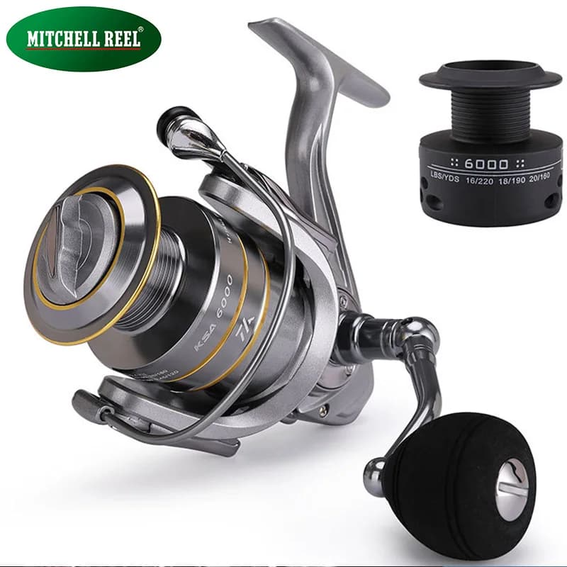 Moulinet MITCHELL 14+1 roulements pour pêche à la carpe - Accessoires appâts et Pesca robuste