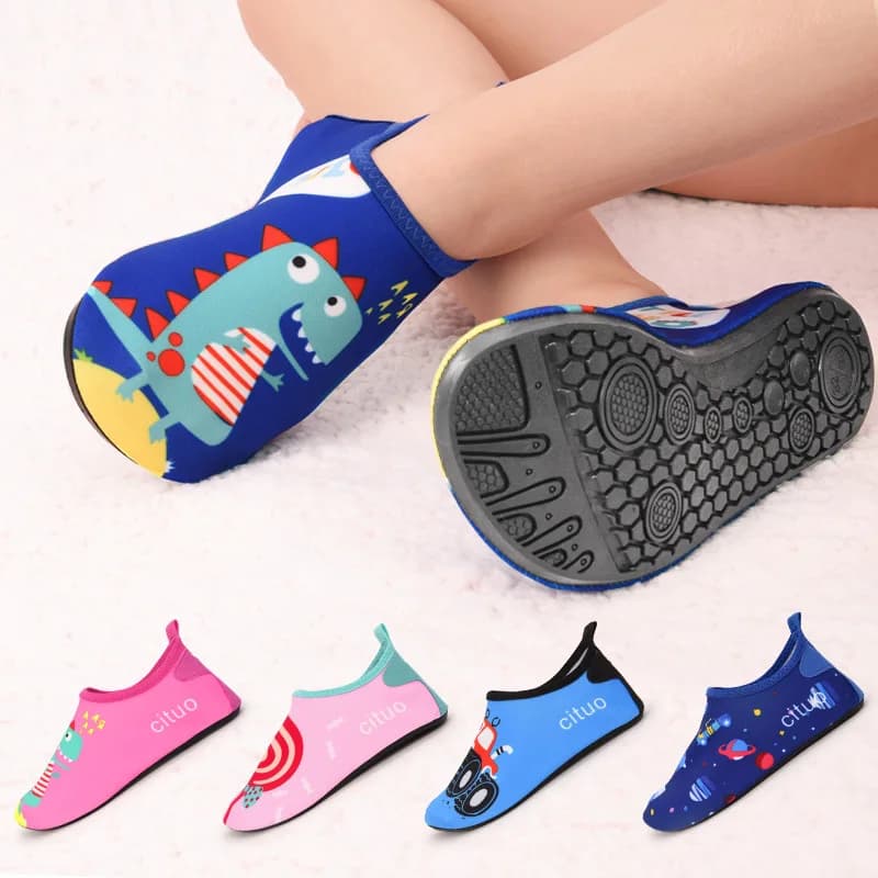 Chaussures d'eau pour enfants pieds nus - Légeres et séchage rapide pour pêche et plage