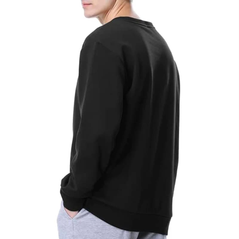 Sweat-shirt col rond homme femme - Polaire chaude confortable - Coupe ample printemps automne décontracté