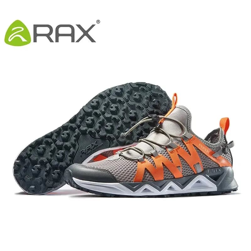 Chaussures de pêche Rax respirantes à séchage rapide pour homme et femme avec semelle PU trouée anti-dérapante
