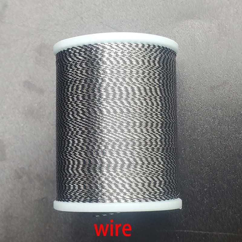 Bobine fil nylon métallique Takedo 100 yards pour montage canne - 15 pièces réparation pêche