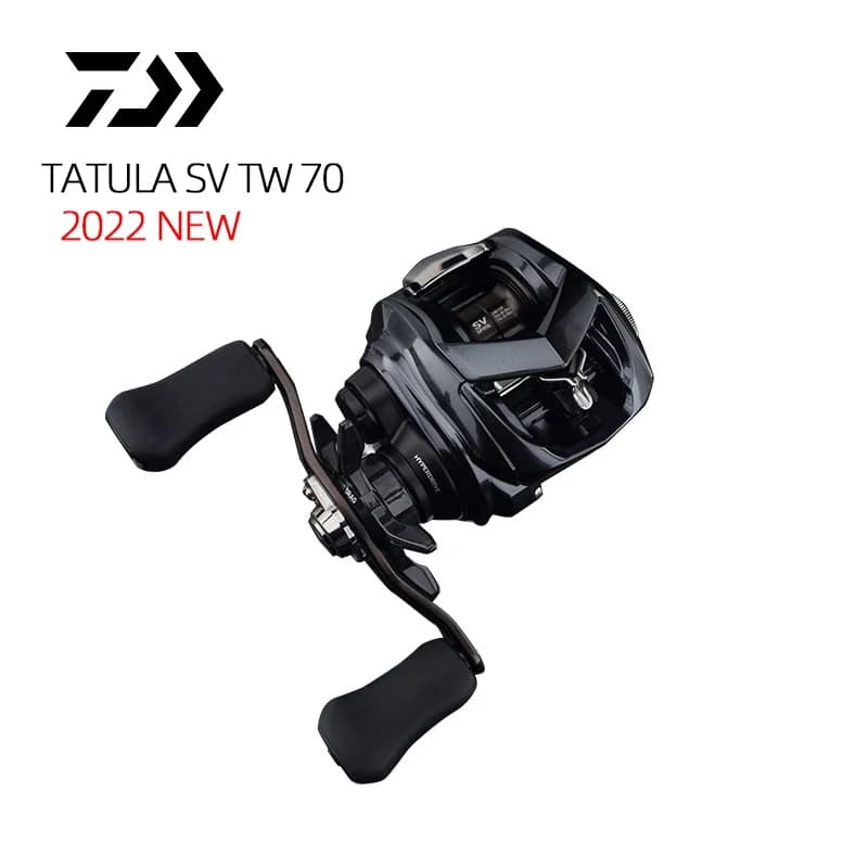 Moulinet de pêche DAIWA TATULA TW SV 70 Baitcast - Bobine SV et traînée 7+1BB pour lancers précis