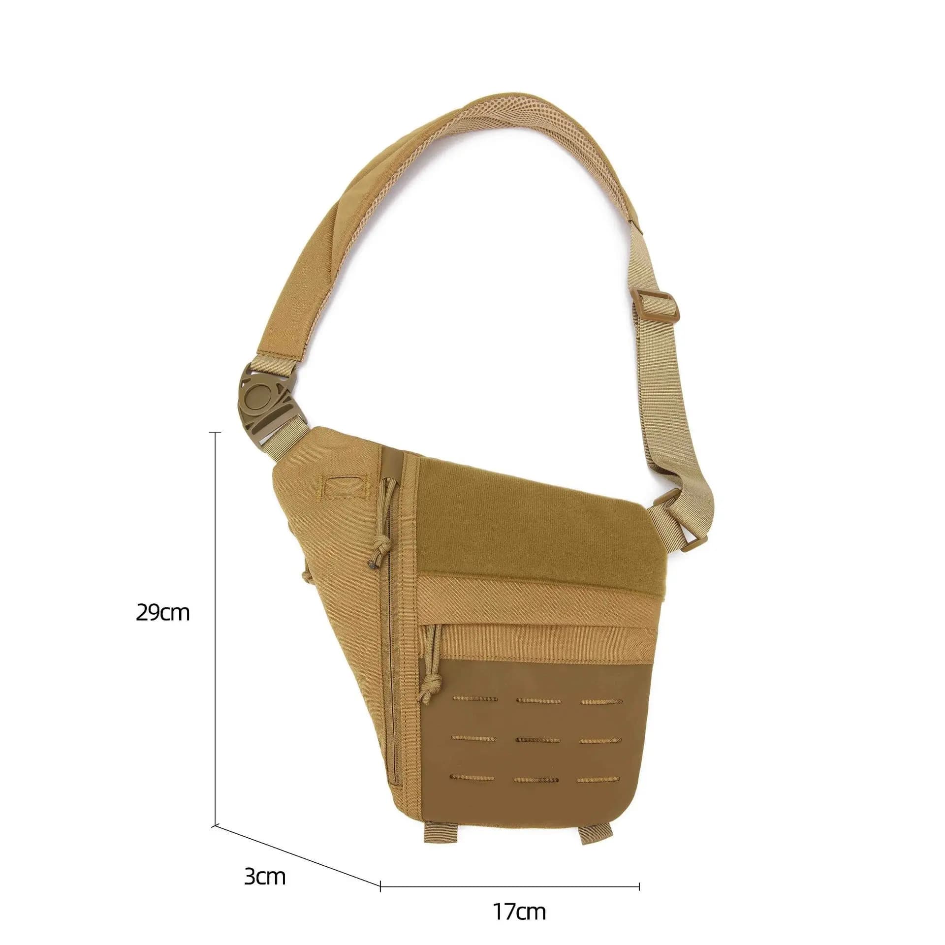 Sac sous les bras DULINITIED pour homme - Portefeuille antivol Molle pour pêche et voyage