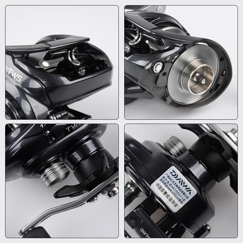 Moulinet baitcast Daiwa Tatula HD 7+1BB pour pêche en mer - Rapport 6.3/7.3 et traînée 6kg
