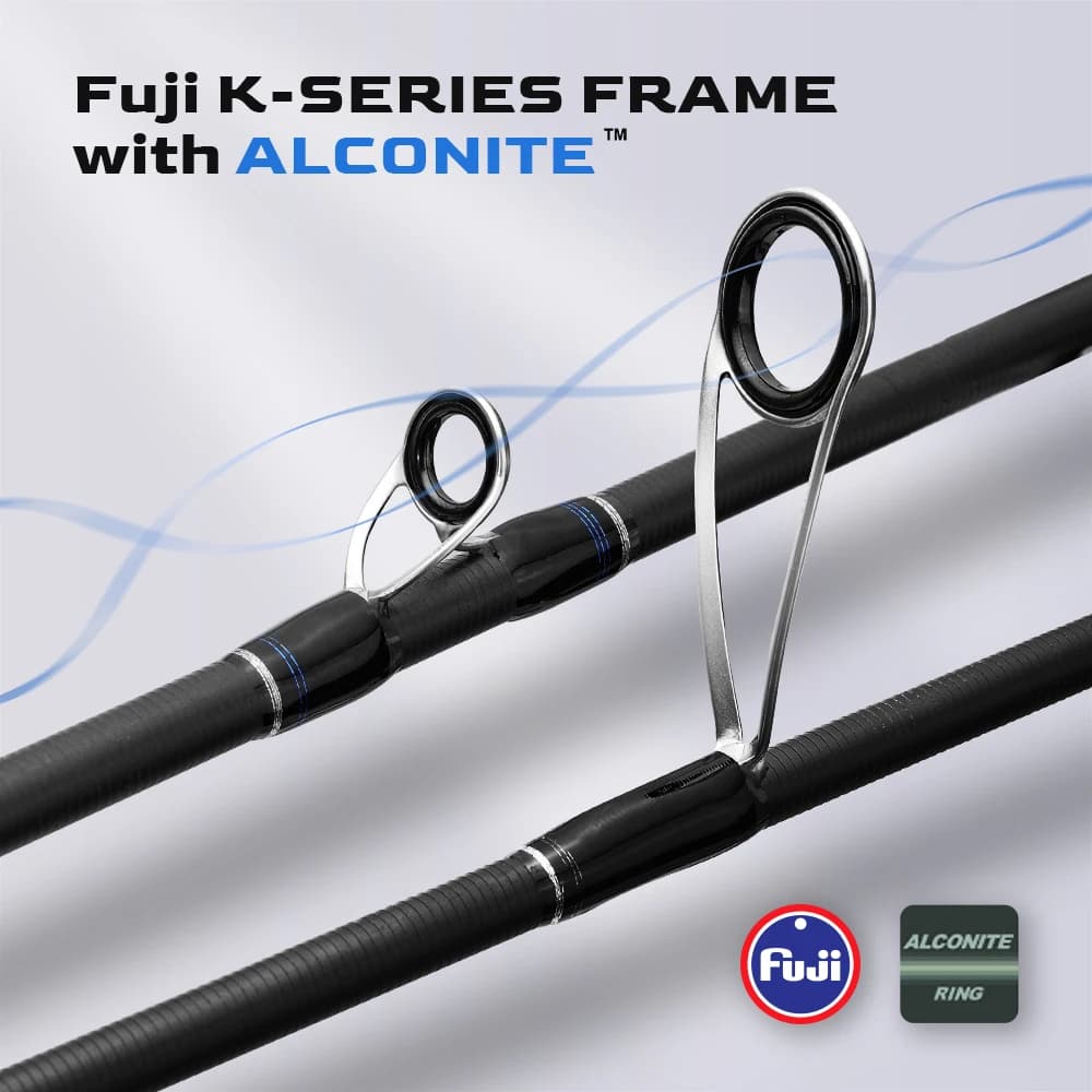 Canne BFS HANDING Miracle 90g ultra-légère - Blank 40T carbone, guides Fuji A - Sensibilité extrême