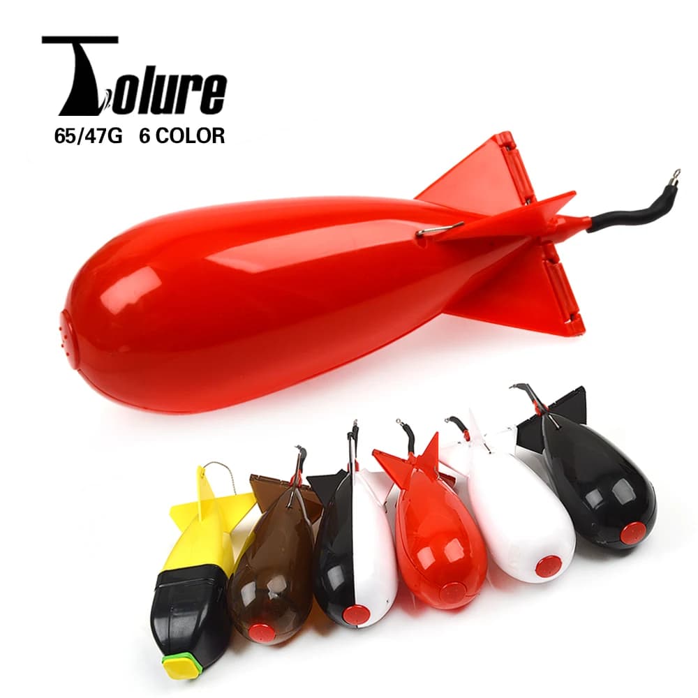 Feeder Rocket Pêche 2 Tailles Grand Petit pour Amorçage Spod Bomb et Lancer d'Appâts