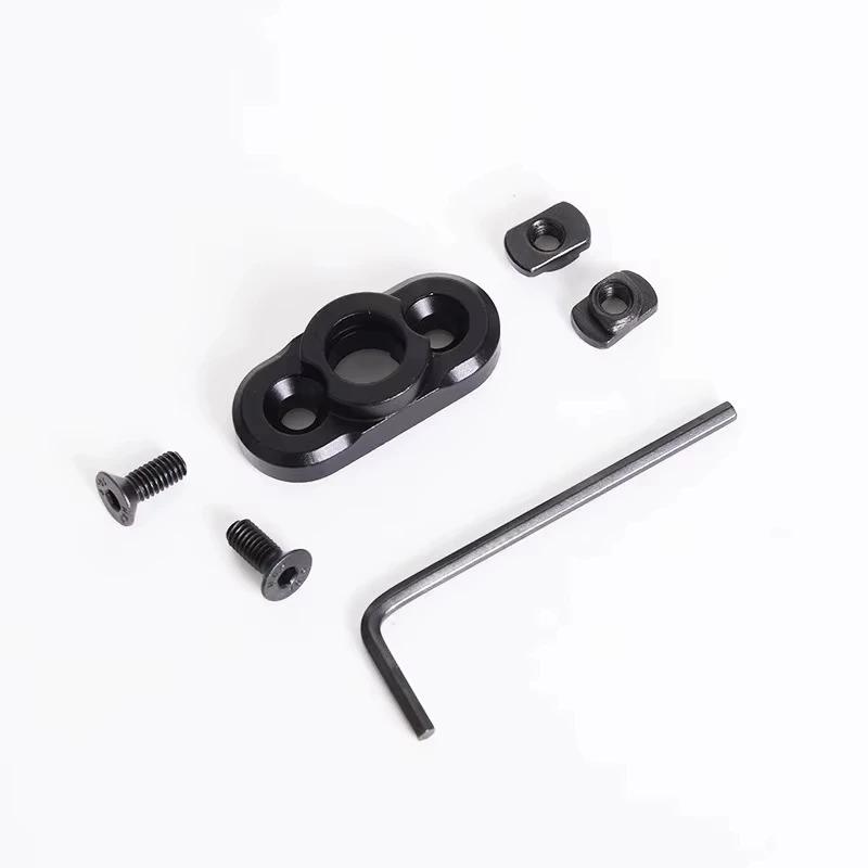 Support sangle QD 1.25" pêche fixation rapide rotation 360° bouton poussoir