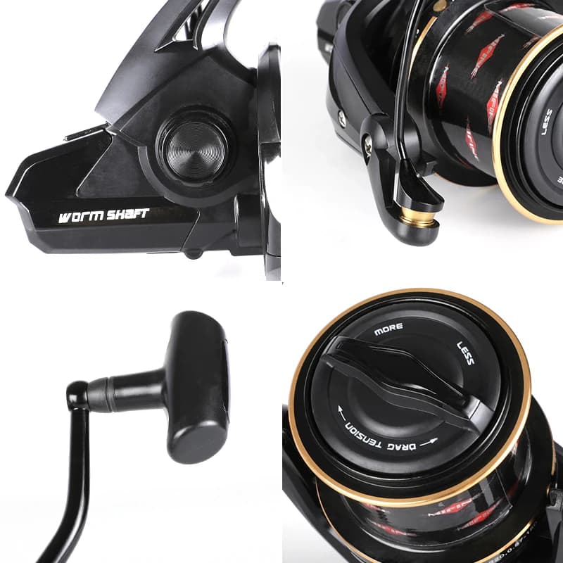 Moulinet spinning carpe MIFINE ZORRO 8000 10000 série 18KG drague métal 6+1BB pour pêche en mer eau salée