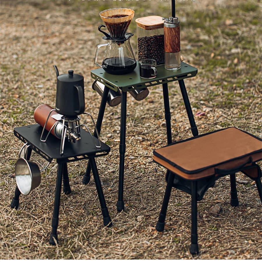 Table chaise double usage pliable portable pour pêche camping bureau extérieur réglable