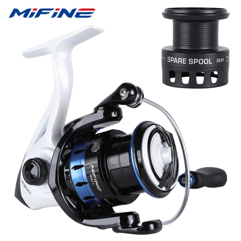 Moulinet de pêche ultraléger MIFINE LEGENCY 8KG drag max taille 500 pour pêche sur glace et carpe