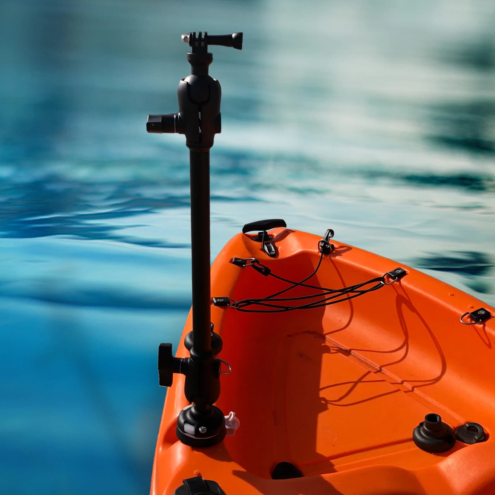 Support caméra pour kayak - fixation montage accessoire bateau pêche vidéo sport nautique étanche