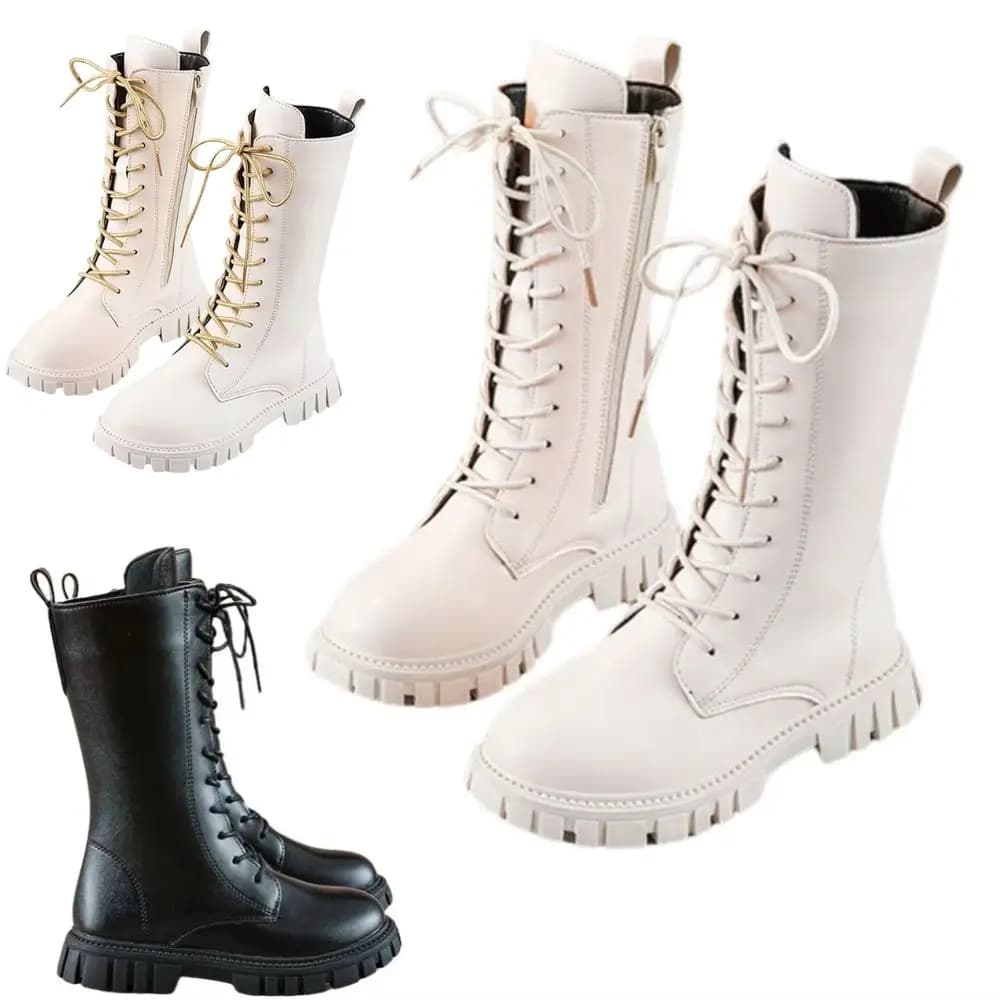 Bottes cosplay pêche thématique fille - Bottes longues blanc pêche fantasy et événements pêche costumés