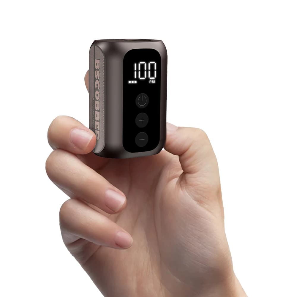 Pompe à air portable BSCOBBER A5mini rechargeable - 100PSI haute pression pour vélos de pêche sans fil